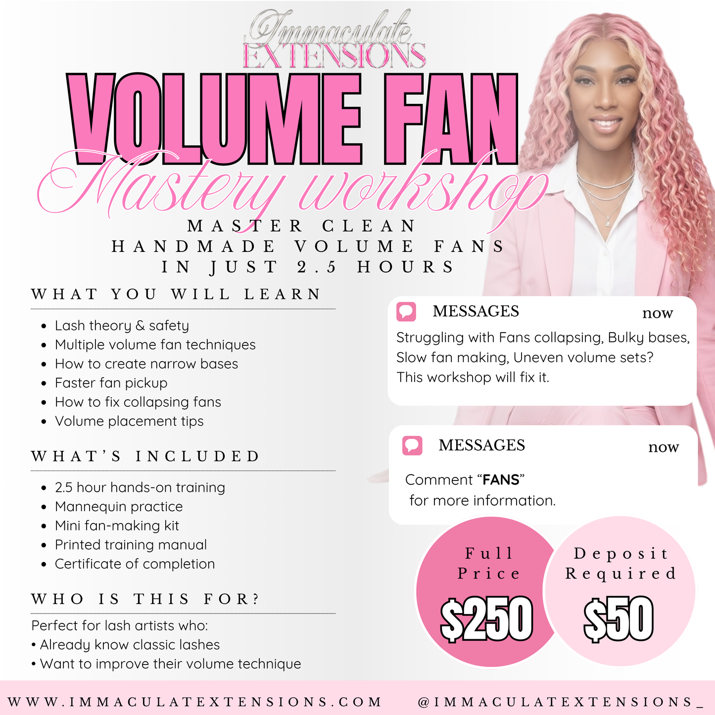 Volume Fan Mastery Workshop