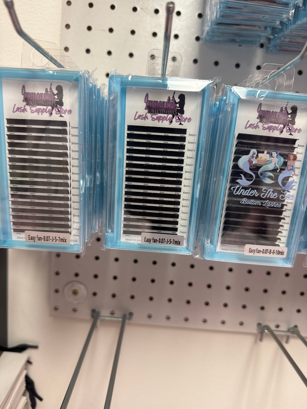 Easy fan Bottom lashes