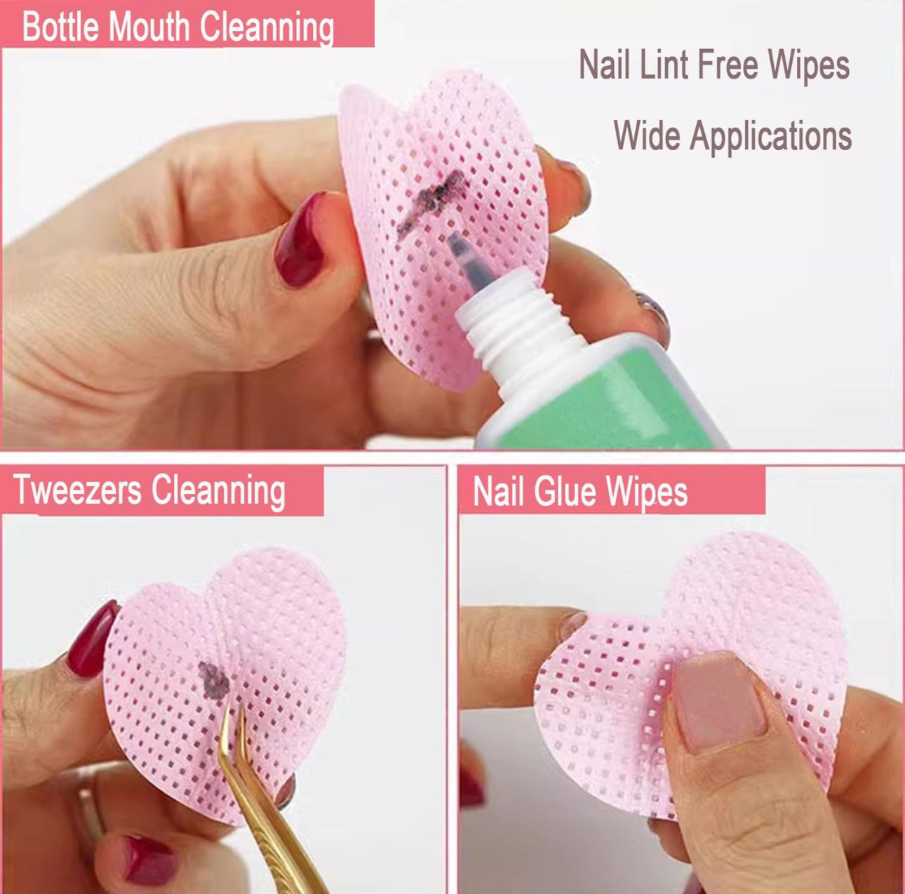 Eyelash glue Adhesive wipes