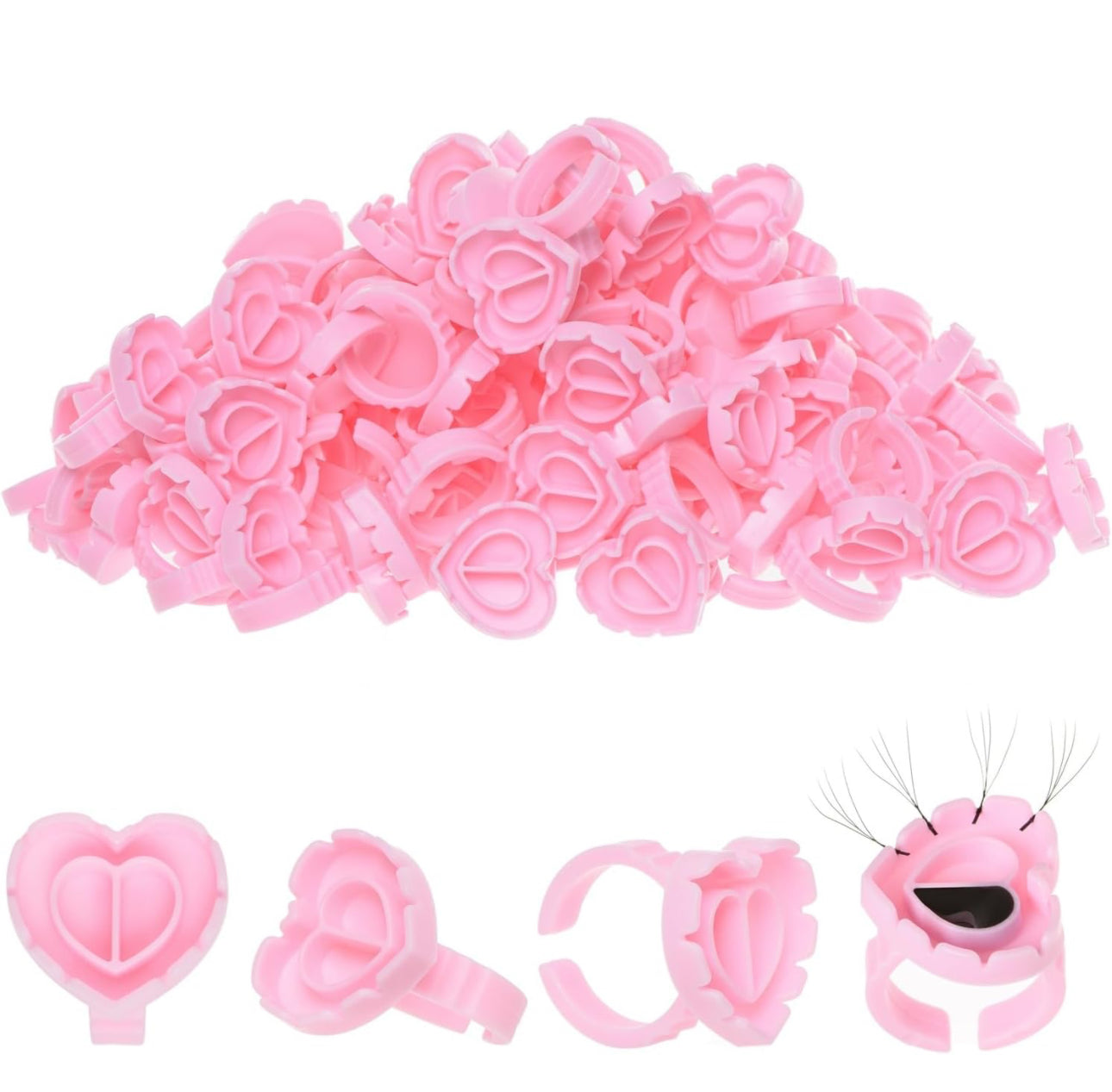 Split side Glue rings 100 pc