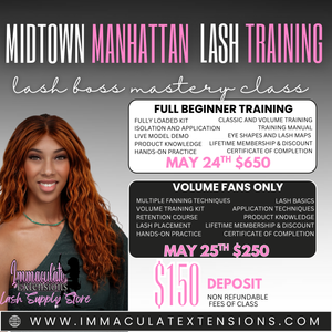 Midtown Manhattan Lash training